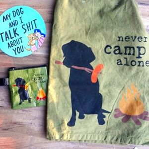 Doggy towel/wastebag/magnet set